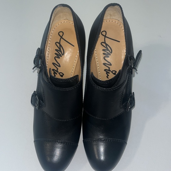 Lanvin high heel black leather boots size 39 1/2 - Picture 4 of 7